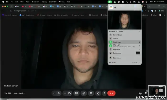 macOS 26.2 introduce un effetto luminoso sui Mac e mi ha sorpreso nel buio totale.