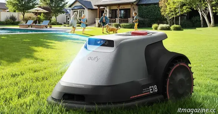 Participate in this giveaway for an opportunity to win the Eufy Robot Lawn Mower.