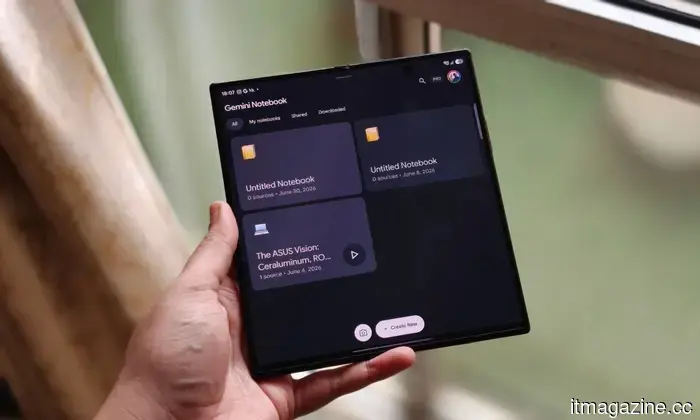 After spending a week using Gemini Notebook on my Galaxy Z Fold 8 Ultra, I can't envision using it on a flat phone.