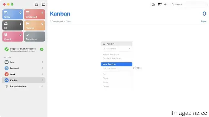 Apple Reminders was inadequate for project management until I discovered this feature.