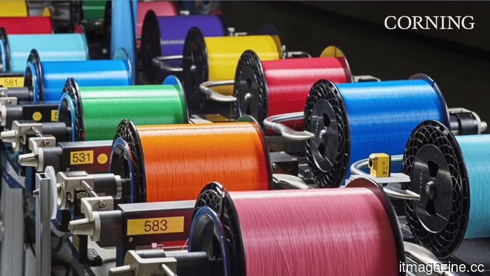 Amazon's agreement with Corning indicates that fiber is the new limitation for AI.