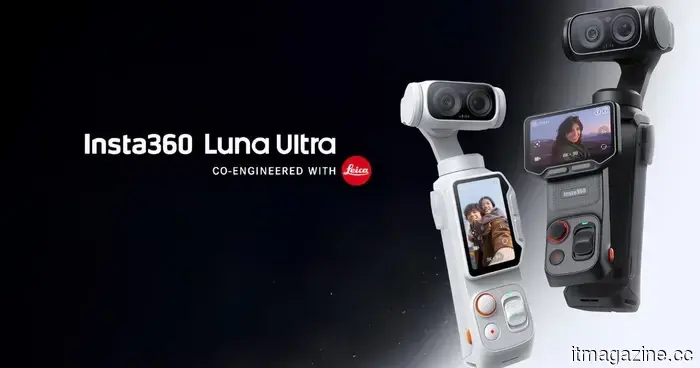 Insta360 Luna Ultra provides creators with 8K recording capabilities and enhanced stabilization features.