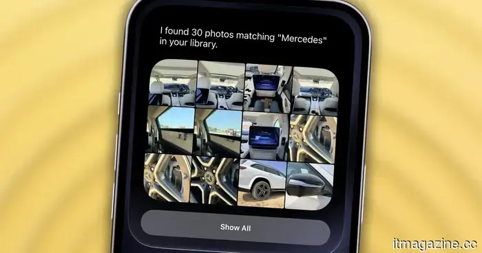 Encontrar fotos es mucho más fácil con Siri AI en iOS 27 que ya no desplazo.