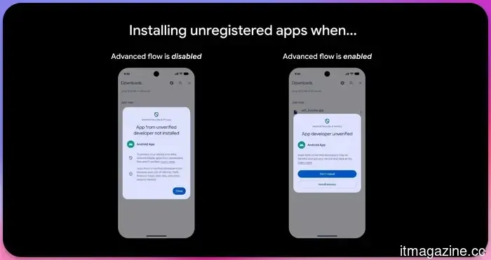 La solución alternativa de sideloading que Google prometió hace meses finalmente se está implementando.