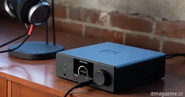 Rotel's latest headphone DAC/amp is a stylish addition for your desktop.