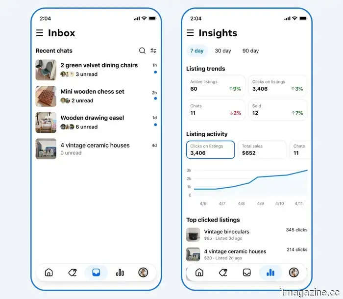 Facebook launches Seller app for Marketplace and is experimenting with a TikTok-like video feed.