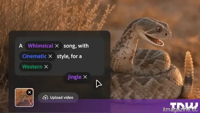 Adobe Firefly può ora generare musica, discorsi ed effetti sonori.