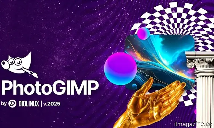 Открытый GIMP с новым интерфейсом придаёт ему знакомый вид Photoshop без высокой платы.