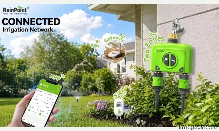 From Timers to Networks: Insights on Outdoor Automation Offered by Connected Irrigation