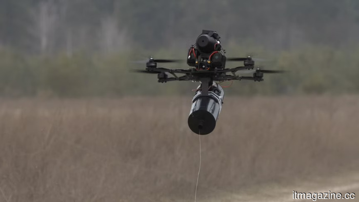 A Czech AI startup claims it can identify drones through sound for €150 per sensor and aims to integrate this technology into power grids initially.