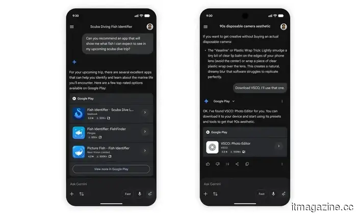 Locating Android apps on the Google Play Store has become significantly simpler with the introduction of Gemini.