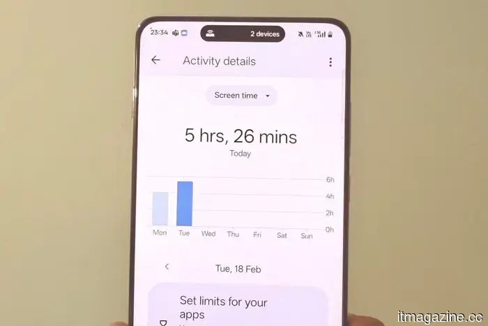 It's not only the amount of time spent on the screen, but also the frequency with which you reach for your phone that's detrimental to your mind.