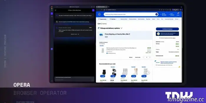 El navegador Opera presenta un agente de IA que maneja las tareas en línea por usted