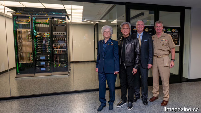 Nvidia has donated a DGX GB300 to the leading science institution of the US military.