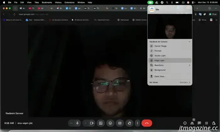 macOS 26.2 introduce un effetto luminoso sui Mac e mi ha sorpreso nel buio totale.