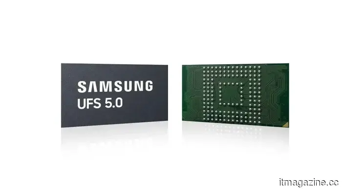 Samsung's latest UFS 5.0 chip offers enhanced on-device AI performance and improves your smartphone's battery life.