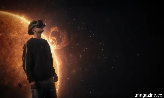 You can now explore space and look into a black hole at this virtual reality exhibit.