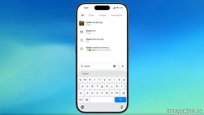 The new search feature in ChatGPT eliminates the need to sift through previous conversations, documents, and pictures.