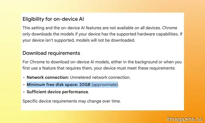Google has discreetly updated the documentation for Chrome's AI, providing key information regarding on-device AI downloads.