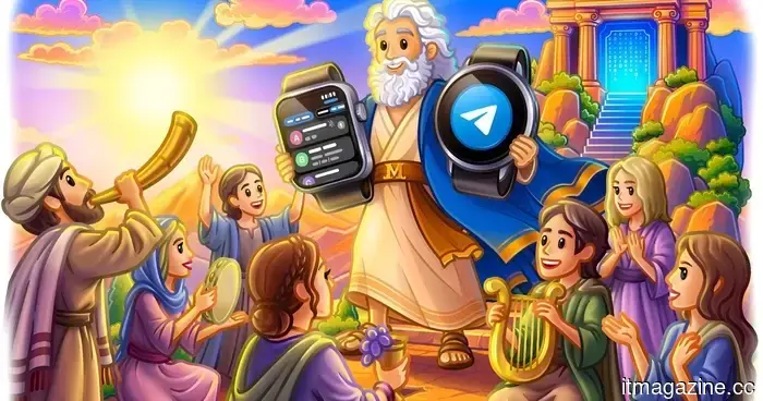 Telegram torna silenziosamente sugli smartwatch wearOS e ha un aspetto piuttosto elegante.