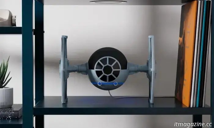The Star Wars Tie Fighter Echo Dot stand is a limited edition item that demands attention.