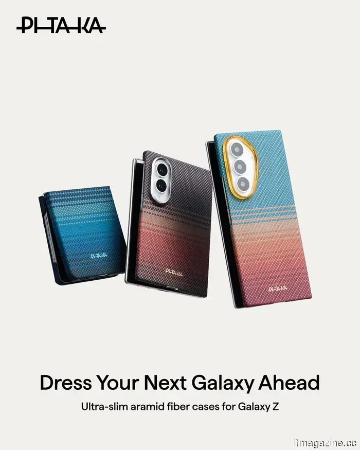 Los teléfonos plegables han evolucionado. La última colección de fundas de PITAKA refleja ese cambio.