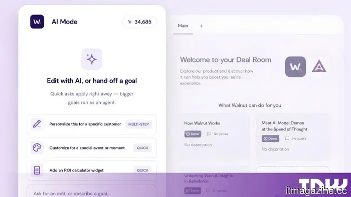 Walnut запускает платформу корпоративного AI-агента для персонализации B2B-опыта покупателя