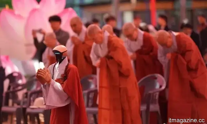 Korea has embraced a robotic Buddhist monk at an actual monastery, indicating a glimpse of the future.