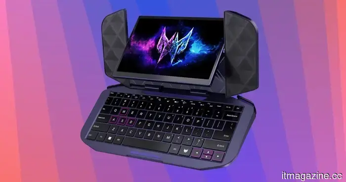 Acer introduced a gaming handheld that can transform into a compact laptop.