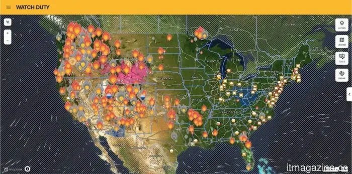 America's leading wildfire application is now focusing on much larger disasters.