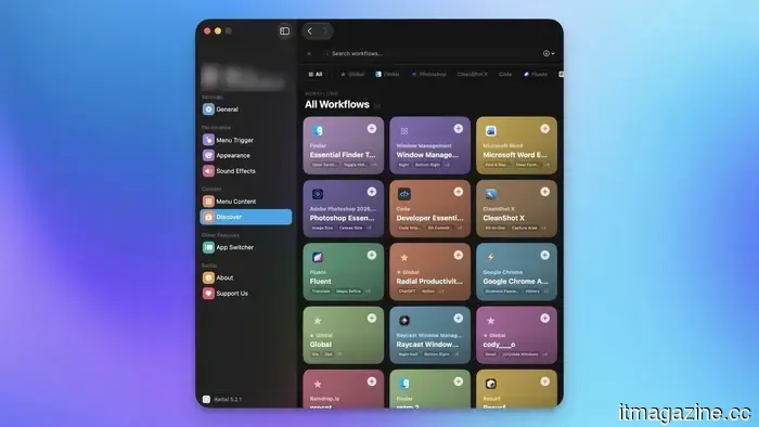 Dejé que el menú radial se apoderara de mi Mac, y nunca volveré atrás.