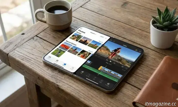 Apple podría lanzar pronto un iPhone plegable tipo concha para rivalizar con el Flip de Samsung.