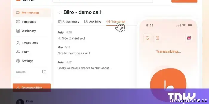 La nuova app AI trascrive in tempo reale senza registrare audio o video