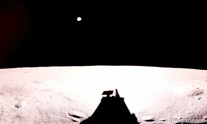 Observe the Blue Ghost spacecraft as it drills into the lunar surface.