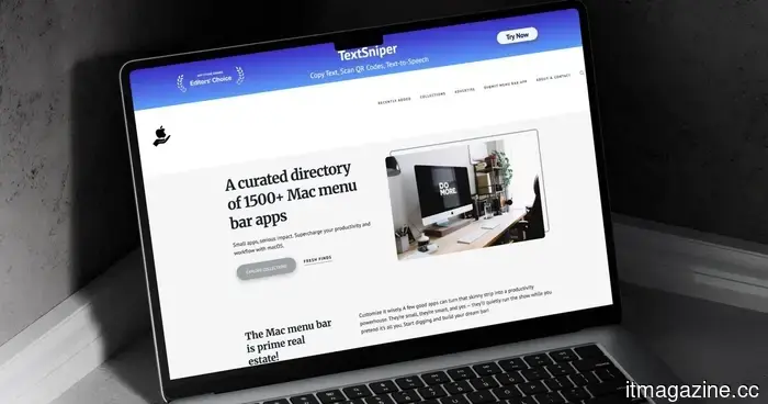 This website is a treasure trove for those who enjoy Mac menu bar applications.