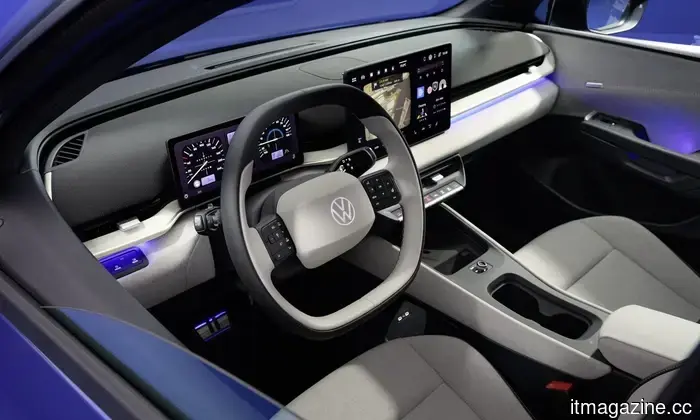 Volkswagen introduces the ID. Polo, an electric vehicle priced under $30,000 that combines affordability with retro appeal.