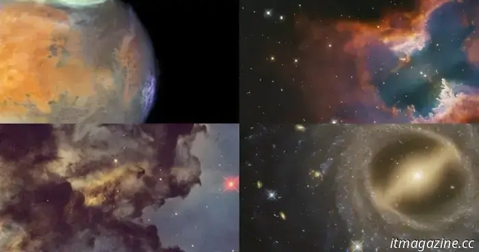 Hubble celebra su 35 cumpleaños con cuatro hermosas imágenes nuevas