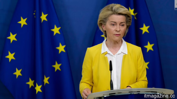 CEOs of Europe's largest tech companies establish a lobbying group to engage with von der Leyen.