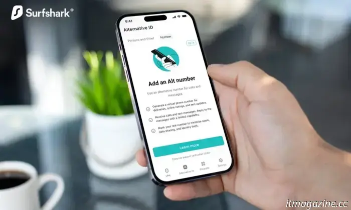 Mantieni il tuo numero privato con il numero alternativo di Surfshark