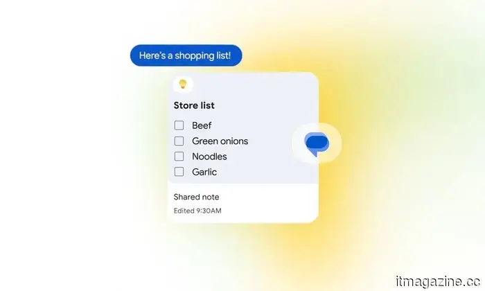 Google Messages now features integration with Google Keep, simplifying the management of group plans.