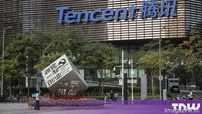 Tencent's expenditures on AI computing have surpassed its cash flow, prompting the company to consider a backup strategy of becoming a property landlord.