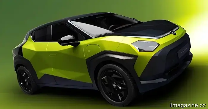 Nissan svela la Juke EV e spero davvero che questo audace design rimanga