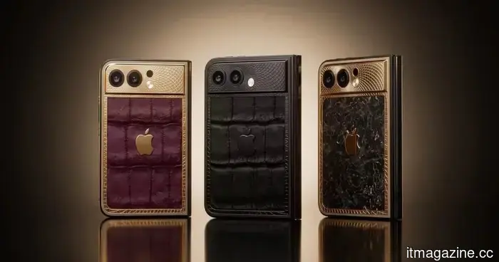 Before Apple, Caviar is showcasing the luxurious foldable iPhone Ultra.