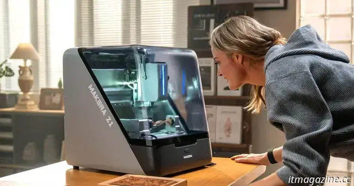 ЧПУ профессионального уровня, готовая к использованию на кухонном столе: познакомьтесь с Makera Z1 на CES 2026