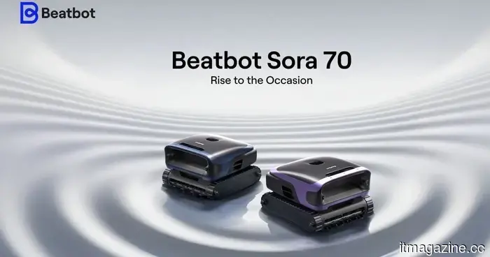 Beatbot Sora 70 Takes the Lead in This Summer’s Smart Pool Enhancements, Alongside Sora 30 and AquaSense to Broaden the Selection.