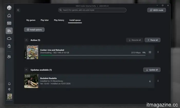 Xbox sta risolvendo uno dei maggiori fastidi dell'app per PC riguardo la velocità di download.