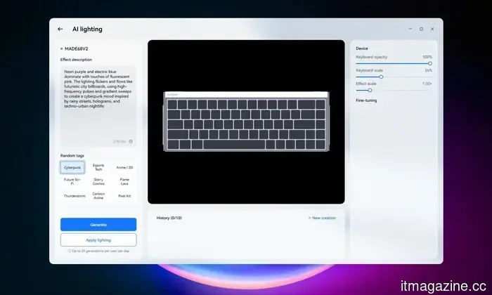 I came across a peculiar MelGeek lighting feature and transformed my keyboard into a Tetris game.