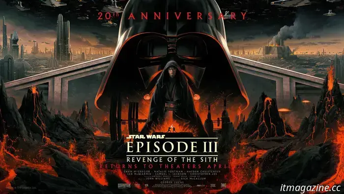 New poster released and tickets now available for the 20th anniversary of Star Wars: Revenge of the Sith.