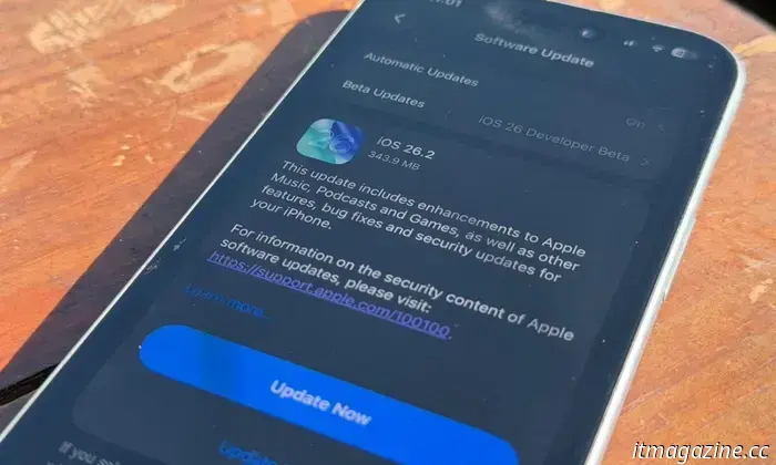 iOS 26.2 aggiunge una nuova opzione di lampeggio dello schermo per rendere più difficile perdere le notifiche