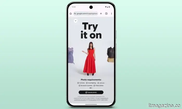 Google Photos will allow you to virtually try on clothing that you already own or have simply captured by taking a screenshot.